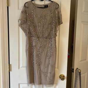 Beautiful wedding guest dress with sequins
